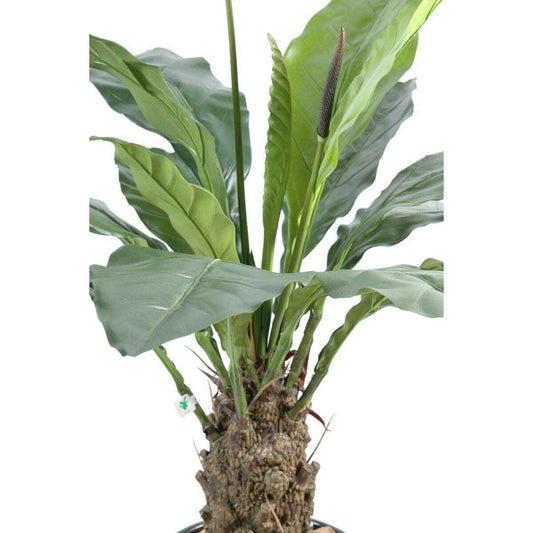 Plante artificielle Anthurium jungle king - décoration d'intérieur - H.130cm vert
