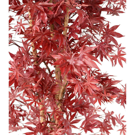 Plante artificielle Aralia New - érable synthétique pour intérieur - H.190cm rouge