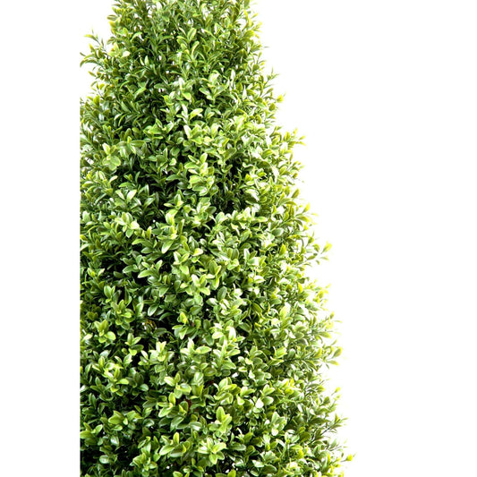 Plante artificielle Buis Topiaire pyramide - intérieur extérieur - H.180cm vert