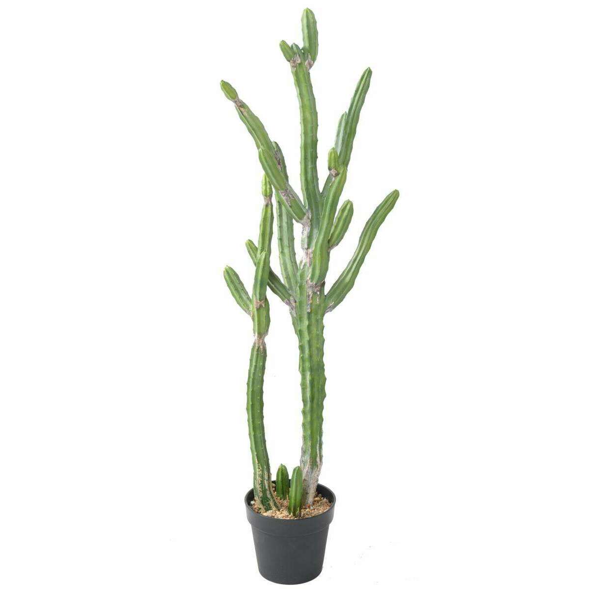 Plante artificielle Cactus Finger F - Plante pour intérieur - H.120cm vert