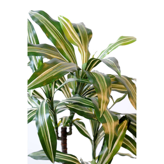 Plante artificielle Dracaena Fragrans 3 tiges - décoration d'intérieur - H.90cm