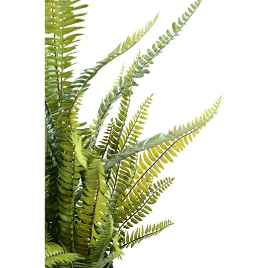 Plante artificielle Fougère Boston Plast. en pot - intérieur - H.75cm vert