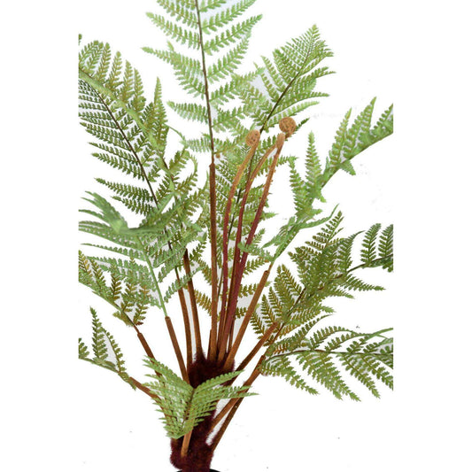 Plante artificielle Fougère Dicksonia en pot 13 feuilles - intérieur - H.115cm vert