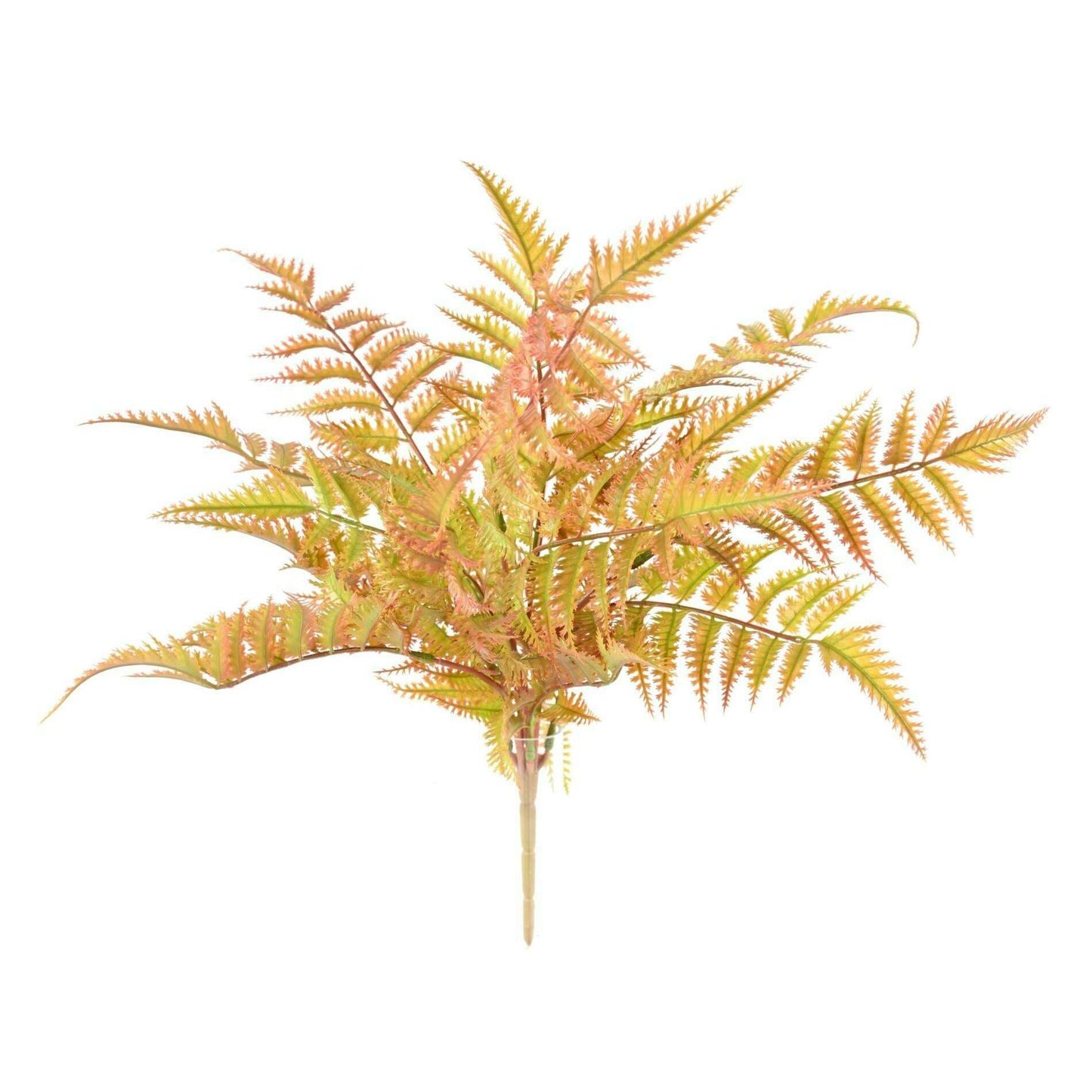 Plante artificielle Fougère plastique en piquet - décoration d'intérieur - H.45cm marron - F4
