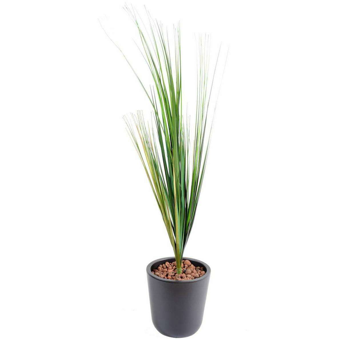 Plante artificielle Herbe Onion Grass en piquet haut - plante pour intérieur - H. 75cm