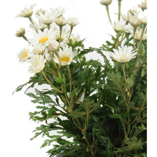 Plante artificielle Marguerite Anthemis - plante d'intérieur - H.40cm Blanc