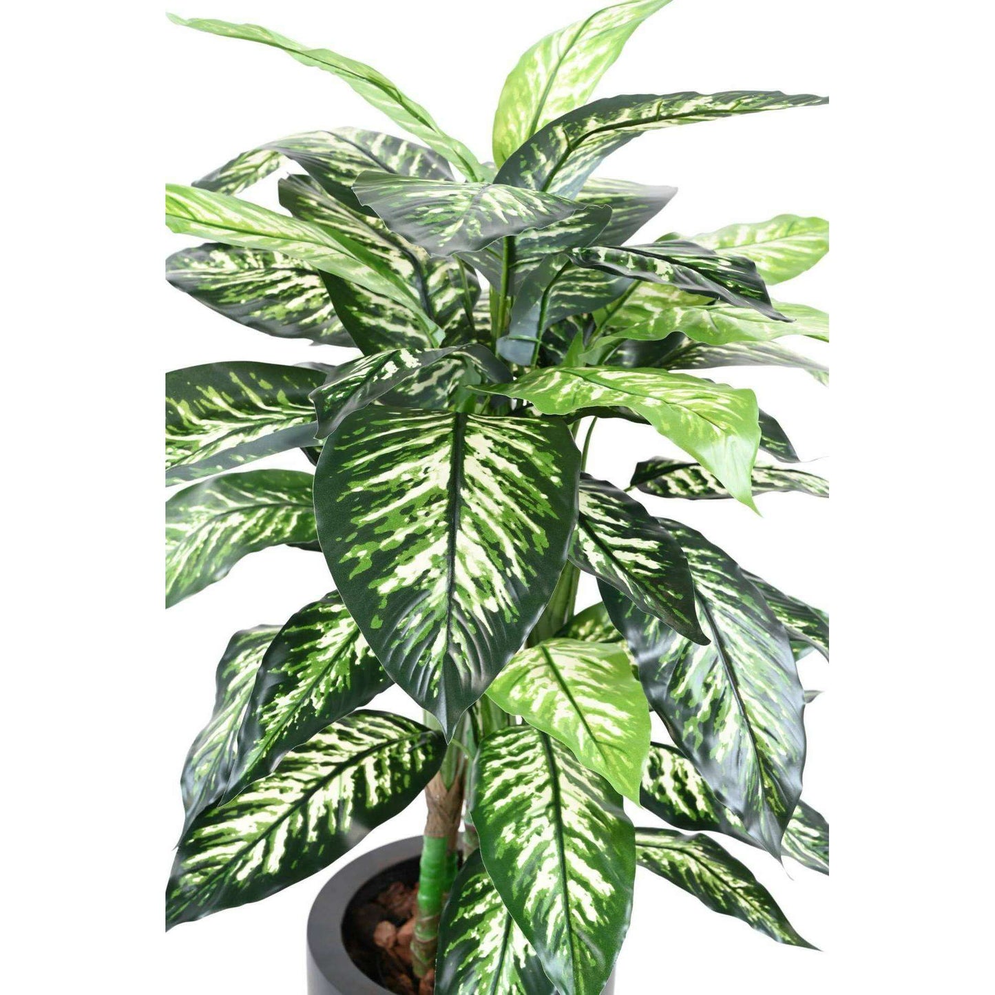 Plante verte artificielle Dieffenbachia - décoration d'intérieur - H.100cm