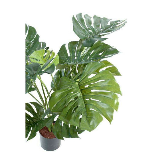 Plante verte artificielle Philo Géant 15 feuilles - plante d'intérieur -H.95cm