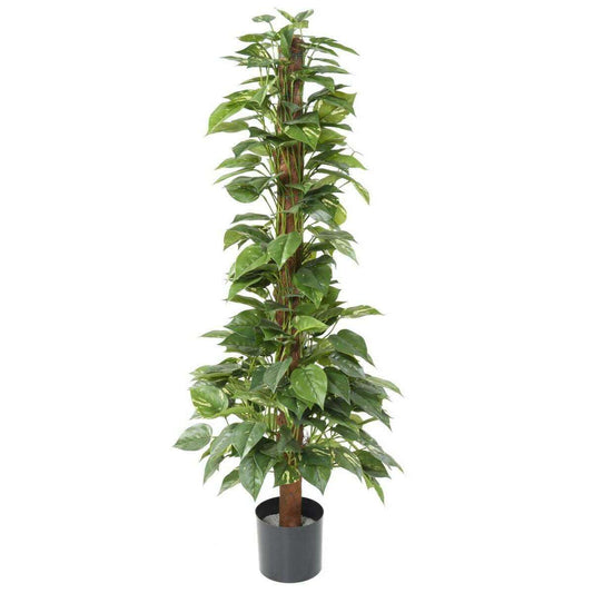Plante verte artificielle Pothos tuteur - plante d'intérieur - H.130cm - P