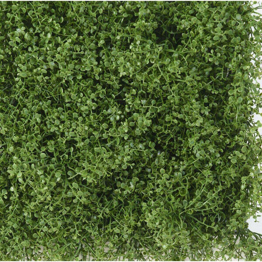 Plaque végétale artificielle Helixine - décoration murale - 31x31cm vert - C3