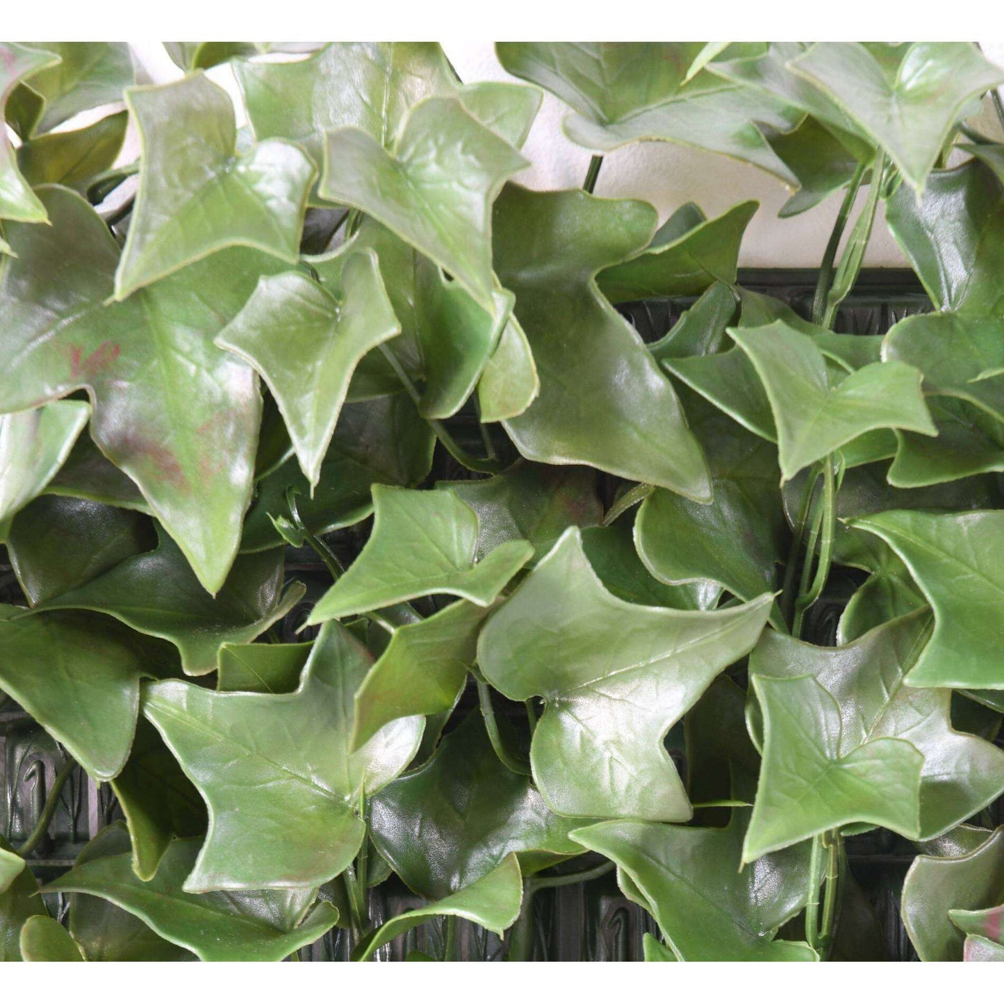 Plaque végétale artificielle lierre - décoration murale - 30x30cm vert