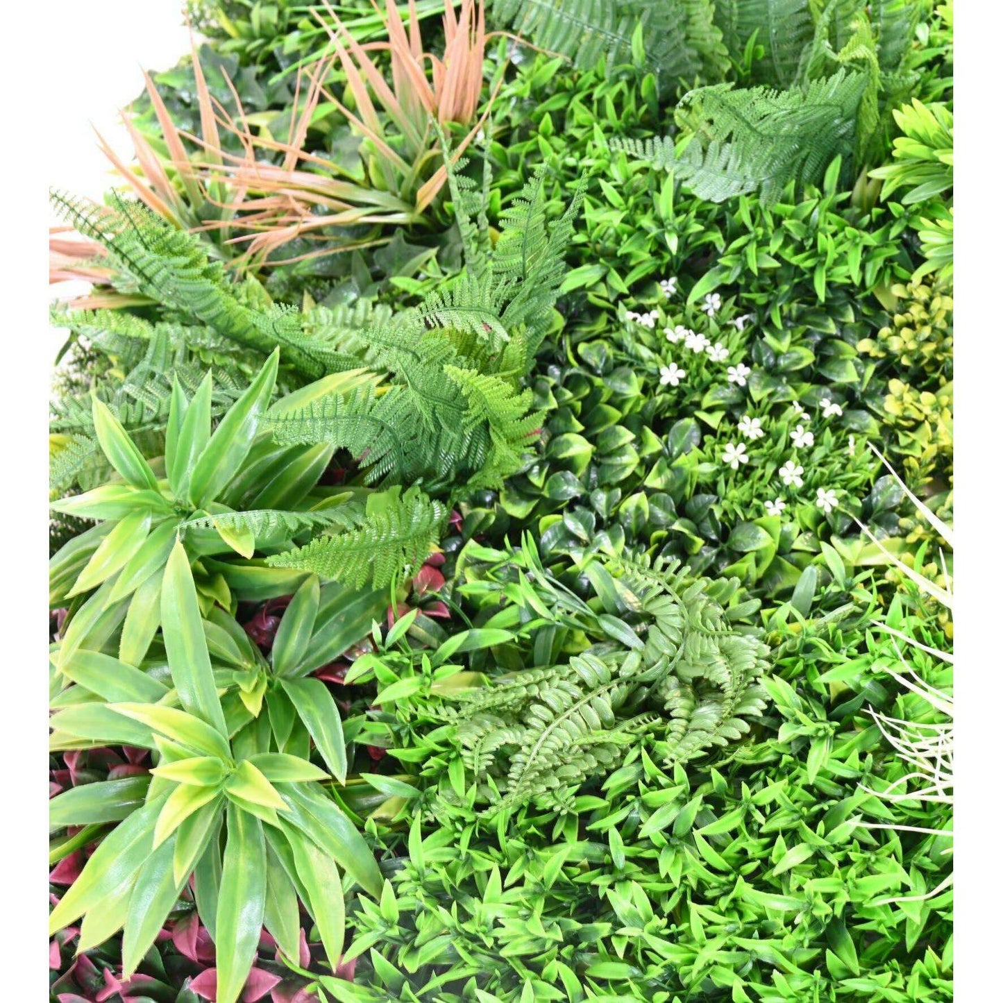 Plaque végétale artificielle H plantes UV résistant - décoration murale - 100x100cm