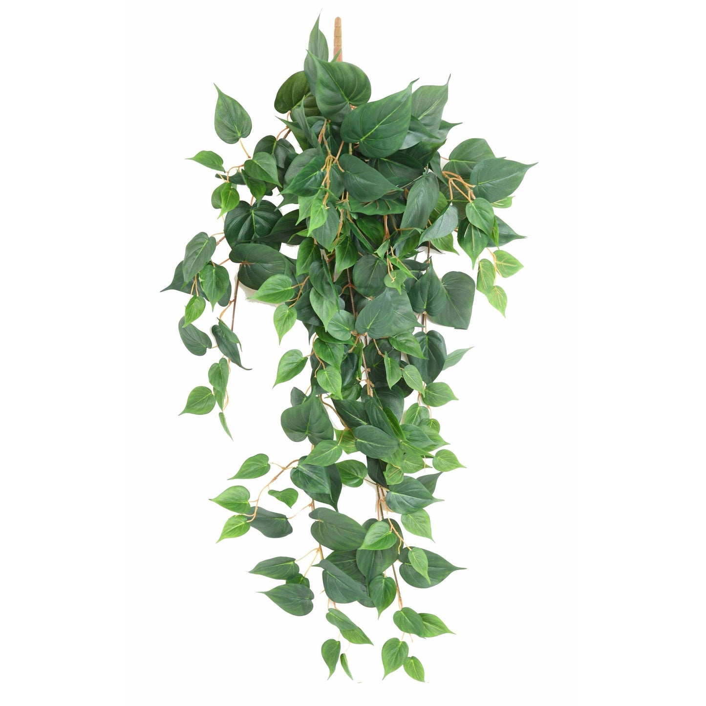 Feuillage artificiel chute de Pothos en piquet - décoration intérieur - H.90cm vert - K4
