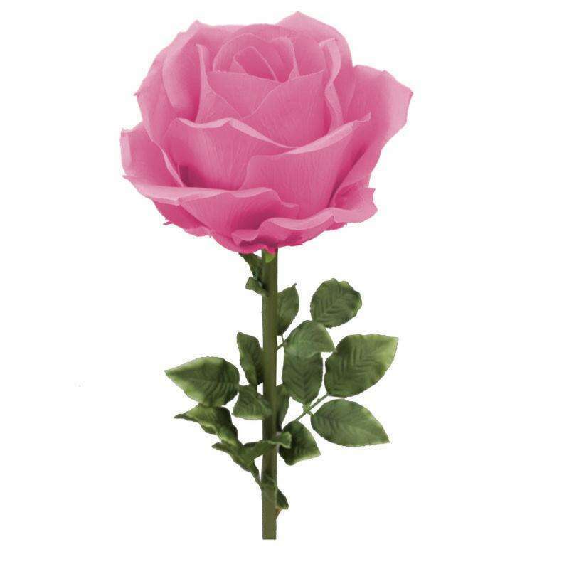Rose artificielle géante XL - décoration d'intérieur - H98xØ.28cm rose SR3