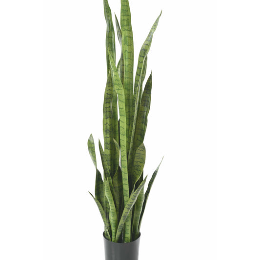 Plante artificielle Sansevieria - 26 feuilles - décoration d'intérieur - H.155cm vert