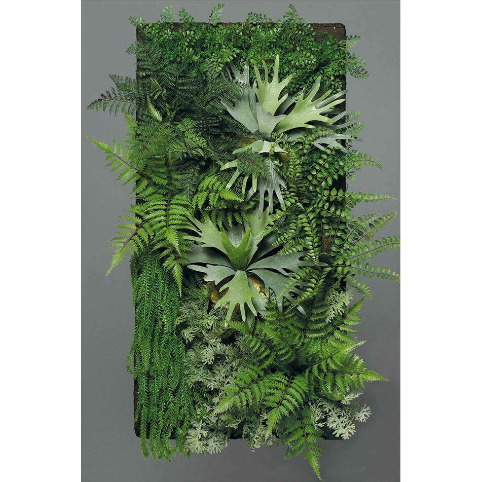 Tableau végétal artificiel tropical - décoration murale - H.100x50cm