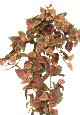 Feuillage artificiel chute de Coleus en piquet - plante verte intérieur - H.75cm rouge