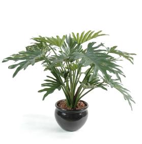 Plante artificielle Philodendron Selloum - plante d'intérieur - H.50cm vert