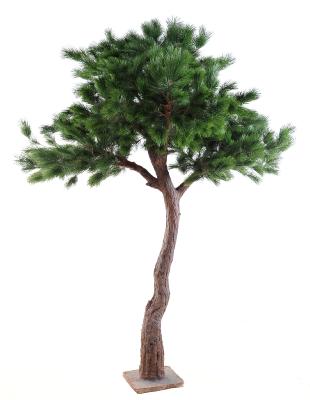 Arbre artificiel forestier Pin tête - arbre méditerranéen pour intérieur - H.280cm