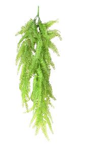 Chute artificielle Fougère fine en piquet - plante d'intérieur - H.85cm vert