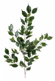 Feuillage artificiel Ficus exotica - composition florale - H.108cm vert