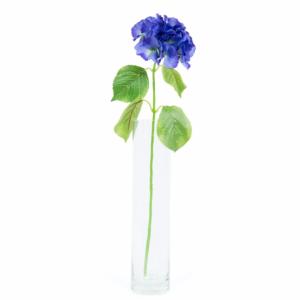 Fleur artificielle Hortensia géant - composition bouquet - H. 73cm bleu