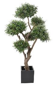 Arbre fruitier artificiel Olivier bonsaï nuage - plante pour intérieur - H.235 cm