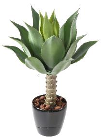 Plante artificielle Agave tige de plantation - cactus pour intérieur - H. 75cm