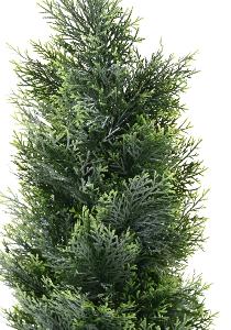 Plante artificielle Cypres UV résistant - intérieur extérieur - H.90cm vert