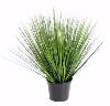 Plante artificielle Herbe Onion Grass Round - intérieur - H. 60cm vert foncé
