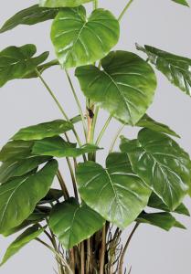 Plante artificielle Philo en pot - plante synthétique d'intérieur - H.80cm vert