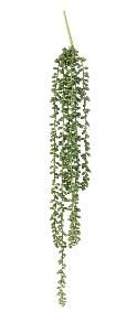 Feuillage artificiel chute de Crassula collier de perle - plante d'intérieur - H.60cm