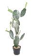 Plante artificielle Cactus Opuntia - Plante pour intérieur - H. 120cm vert