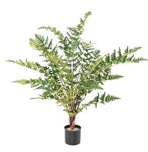 Plante artificielle Fougère des bois - décoration d'intérieur - H.100cm vert