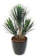 Plante artificielle Yucca Baby 3 troncs - décoration pour intérieur - H.70cm
