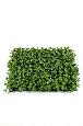 Plaque végétale artificielle Buis - feuilles UV résistant - 25cm vert