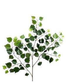 Feuillage artificiel Branche de bouleau New - composition florale - H.60cm vert