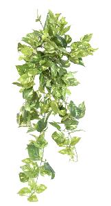 Feuillage artificiel chute de Pothos mini en piquet - plante d'intérieur - H.80cm panaché