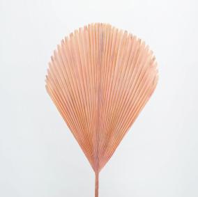 Feuillage artificiel feuille de palmier- décoration d'intérieur - H.60cm  pêche