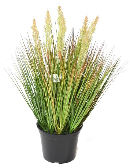 Graminée artificielle Onion Grass Graine en pot - plante d'intérieur - H.60cm