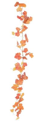 Guirlande artificielle de vigne 54 feuilles - intérieur - H.180cm automne