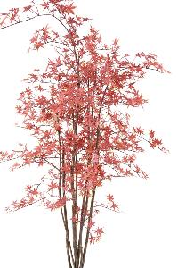 Plante artificielle Aralia Plastique UV (érable) - intérieur extérieur - H.180cm rouge