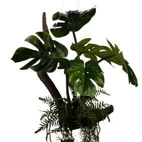 Branche artificielle Epiphyte à suspendre - suspension végétale - H.140cm