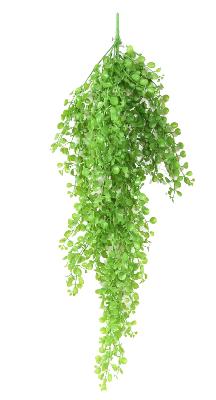 Feuillage artificiel chute de Dicondra mini - plante d'intérieur - H.80cm vert