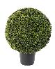 Plante artificielle Buis Boule en pot - intérieur extérieur - Ø.47cm vert