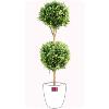 Plante artificielle Buis double boule - intérieur extérieur - H.170 cm vert