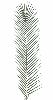 Feuille artificielle de Palmier Phoenix Palme plastique - extérieur - H.135 cm