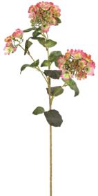 Fleur artificielle Hydrangéa - fleur en tissu - H.68 cm fuchsia
