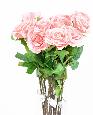 Fleur artificielle coupée rose - décoration d'intérieur - H.66 cm rose