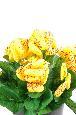 Plante artificielle fleurie Calcéolaire - Plante synthétique - H.30 cm jaune